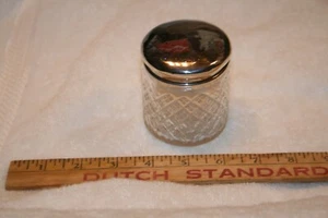 Antique CM Sterling & Cut-Glass Dish - Picture 1 of 8