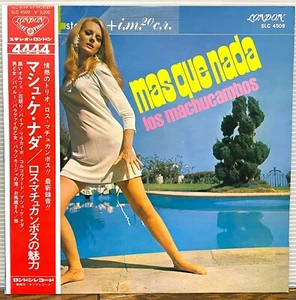 LOS MACHUCAMBOS - Mas Que Nada 1969 JAPAN Thin Sleeve LP obi SLC-4509 Cheesecake - Picture 1 of 6