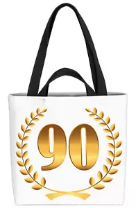 90 Jahre Jubiläum Geburtstag Tasche Jubiläum Kranz Geburtstag Hochzeit Jahresza - Bild 1 von 3