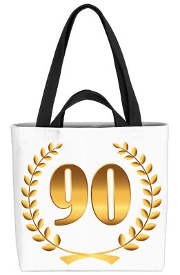 90 Jahre Jubiläum Geburtstag Tasche Jubiläum Kranz Geburtstag Hochzeit Jahresza - Bild 1 von 3