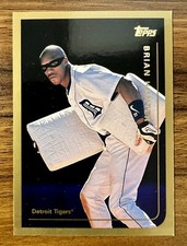 1999 Topps BRIAN HUNTER Tigers "Base Stealer Masked Bandit" Funny Real Card #274