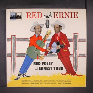 RED FOLEY & ERNEST TUBB: red and ernie DECCA 12" LP 33 RPM - Picture 1 of 2