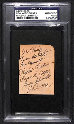 Al Blozis "WWII HERO & College FB HOF Hall of Fame" Autographed Signed PSA RARE! - Image 1 of 3