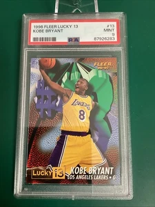 1996-97 Fleer Lucky 13 Kobe Bryant Rookie #13 PSA 9  6283 - Picture 1 of 6