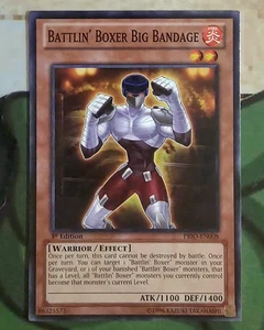 X 1 Battlin' Boxer Big Bandage NM-LP LD10-EN055 Yugioh - Picture 1 of 2