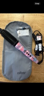 Calista Maria Mccool BRU1114A Cepillo Redondo Calefacción Rizador de Pelo Floral Bolsa Herramienta Foto 1 de 4