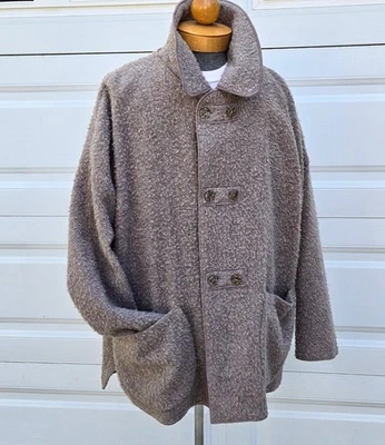 De Colección CALUGI E GIANNELLI Italia Lux Abrigo Chaleco Conjunto Talla IT 52 XXL XL Lana Mohair 33"L Foto 1 de 4