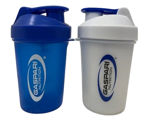 Gaspari Nutrition Protein Powder Mixing Shaker Bottle 12 oz 1 Pair Blue & White - Image 1 of 1