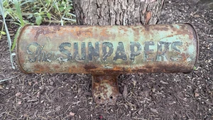 Vintage Baltimore MD The Sun Papier Zeitungsbox Stahl 40er 50er 60er - Bild 1 von 6