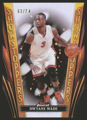 2023-24 Finest #SS-11 Dwyane Wade Showstoppers Refractor Die Cut /74 - Image 1 of 2
