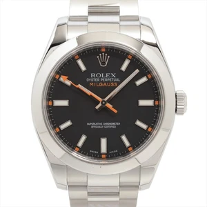 Rolex Milgauss 116400 SS AT Black Dial 1 Extra Link - Picture 1 of 12
