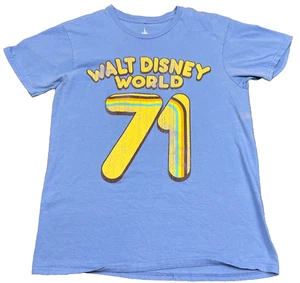 Disney Parks Walt Disney World 71 T Shirt Adult Medium Blue Short Sleeve Tee - Picture 1 of 9
