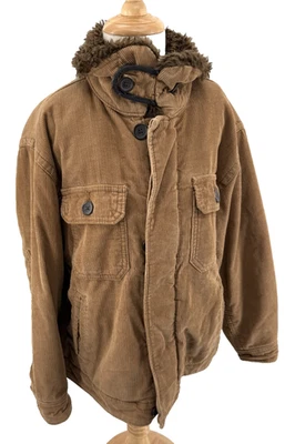 Gap Kids Brown Coduroy Insulated Youth Boys Full Zip Trucker Jacket Medium - Image 1 of 4