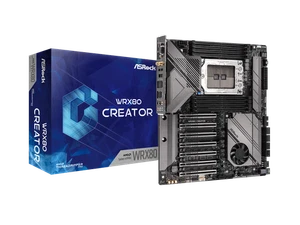 ASRock WRX80 CREATOR R2.0 AMD WRX80 SATA 6Gb/s Extended ATX AMD Motherboard EATX - Picture 1 of 5