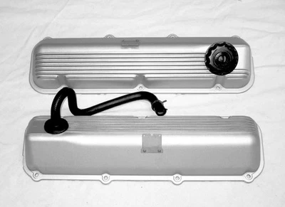 429CJ 429SCJ 1970, 1971 de fábrica OEM cubiertas de válvula de aluminio Torino Mustang Cougar Foto 1 de 3