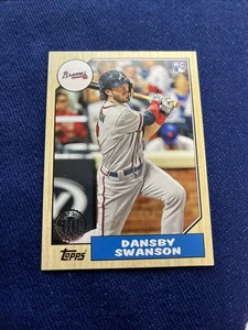2017 Topps - 1987 Topps Baseball 30th Anniversary Dansby Swanson #87-100 (RC) - Bild 1 von 3