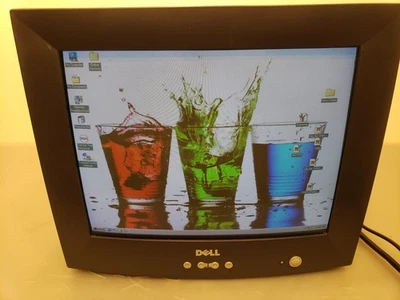 Vintage Dell E773c 17" CRT VGA 1280x1024 Monitor, 60Hz, Retro Gaming - Image 1 of 4