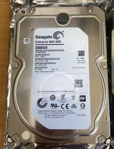 SEAGATE Enterprise NAS HDD ST3000VN0001 3.5" 3TB SATA Hard Drive - 1SF176-500 - Picture 1 of 4