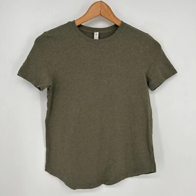 Camisa Lululemon Mujer 2 Verde Manga Corta Love Crew Camiseta Gimnasio Atletismo Foto 1 de 4