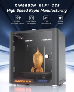 KINGROON Newest KLP1 230 3D Printer 230*230*210mm Build Size Max 500mm/s Speedy - Zdjęcie 1 z 21