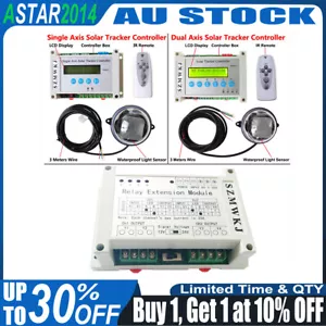 Electronic Single/Dual Axis Sun Tracker LCD Controller W/ Relay Extension Module - Picture 1 of 15