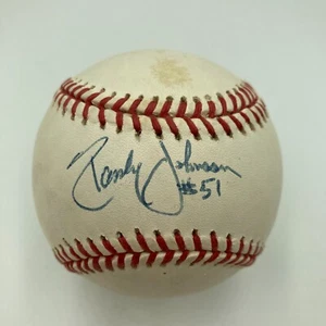 Randy Johnson Early Career Signed American League Baseball JSA COA - Picture 1 of 3