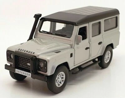 1/36 Land Rover Defender 110 Station Wagon 1995 Silver Model by Tayumo 36100011  - Image 1 of 4