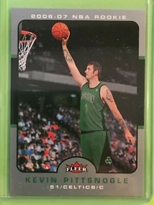 2006-07 Fleer Boston Celtics Basketball Card #227 Kevin Pittsnogle Rookie - Picture 1 of 2