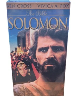 The Bible: Solomon (VHS, 2000) Ben Cross Vivica A. Fox Max Von Sydow - Image 1 of 2