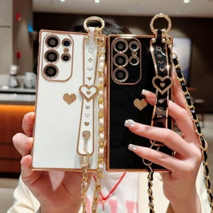 Handykette für Samsung S25 S24 S23 Ultra A35 mit Band Case Hülle mit Kordel Hand - Bild 1 von 19