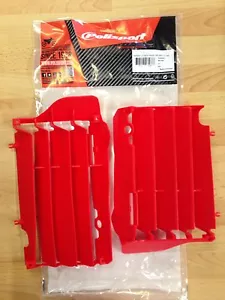 POLISPORT RADIADOR LAMAS RAD GUARDAS HONDA CRF 450 R 2015 2016 ROJO - Imagen 1 de 2