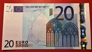 UNC, 20 Euro, Spain -V, 2002, 1st Signature - Picture 1 of 2