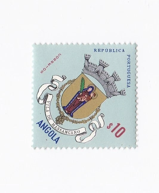 Estampilla postal vintage de Angola República Portuguesa anterior a 1970 $10 Foto 1 de 1