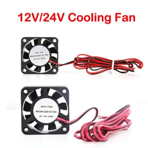1PCS 4010 40X40X10mm Brushless Cooling Fan Cooler 0.06A 12V /24V DC 2 Pin New - Bild 1 von 9