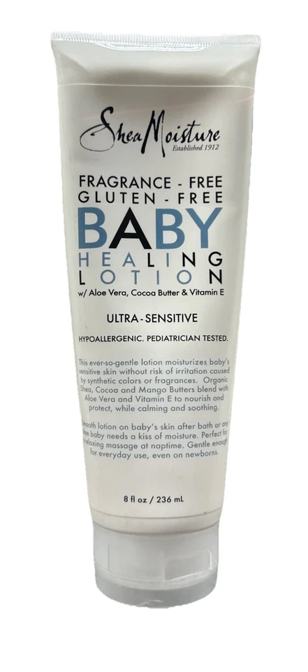 Shea Moisture Fragrance & Gluten Free Baby Healing Lotion Hypoallergenic 8 Oz - Image 1 of 1