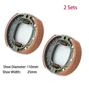 2 Sets Brake Shoes Front Rear For Honda C70 CL70 CT90 S90 ST90 Z50R CF50 CH125 - Picture 1 of 1