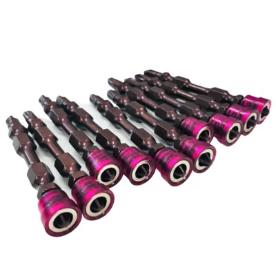 10x 65mm Magnetic Screwdriver Bit Screw Driver Bits 1/4in Hex Shank Tool Set - Image 1 of 4