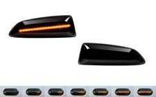 2X DYNAMISCHE LED SEITENBLINKER BLINKER SCHWARZ OPEL ASTRA J K INSIGNIA B SB12
