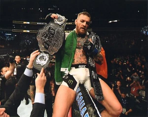CONOR MCGREGOR UNSIGNED 11X14 PHOTO UFC 205 CHAMP CHAMP 202 IRELAND 229 194 A - Picture 1 of 1