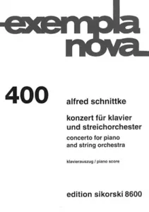 Concerto for Piano and String Orchestra Sheet Music 2 Pianos 4 Hands 050490172 - Picture 1 of 1