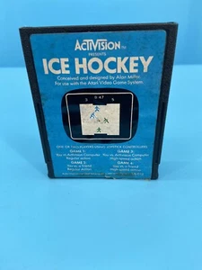 ICE HOCKEY Atari 2600 Game cartridge Hand Polished Pins tested working - Picture 1 of 4