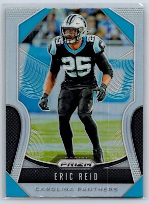 2019 Panini Prizm Eric Reid Silver Prizm Carolina Panthers #180 - Image 1 of 2