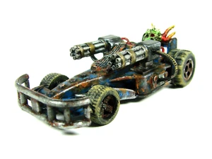 Gaslands F1 Formula Race Car Custom Hot Wheels Diecast 1/64 Mad Max AutoKill - Picture 1 of 9