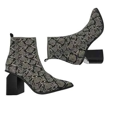 NUEVO EN CAJA Botas Steven New York Piel de Serpiente Nikia Tacón Talla 9 Foto 1 de 4