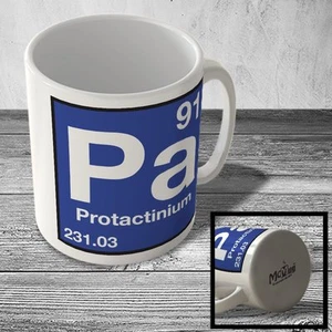 Taza MUG_ELEM_116 (91) Protactinio - Pa - Ciencia - Imagen 1 de 1