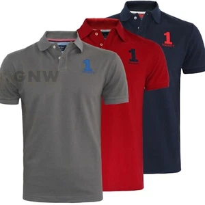 HACKETT HERREN NEU KLASSISCH NO 1 POLO T-SHIRT/TEE S-XXXL ALLE FARBEN Classic Fit  - Bild 1 von 50