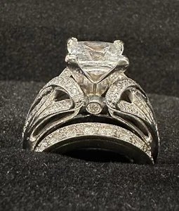 Engagement Setting 14k white Gold - Picture 1 of 6
