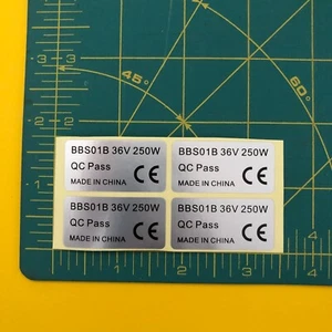 4 stickers label Bafang 36V BBS01B 250w Mid Drive Motor Kit eBike Electric bike - Picture 1 of 4