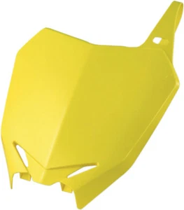 Acerbis Yellow Front Number Plate for Suzuki RMZ 250 07-09, 450 05-07 - Picture 1 of 1