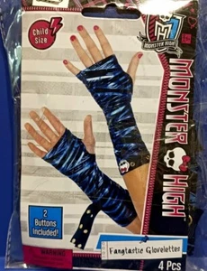 Monster High Fangtastic Glovelettes Child Size Costume Accessory New - Picture 1 of 4